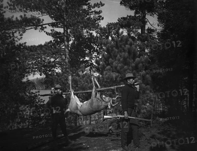 Hunting in the Adirondacks, c1903. Creator: Unknown.