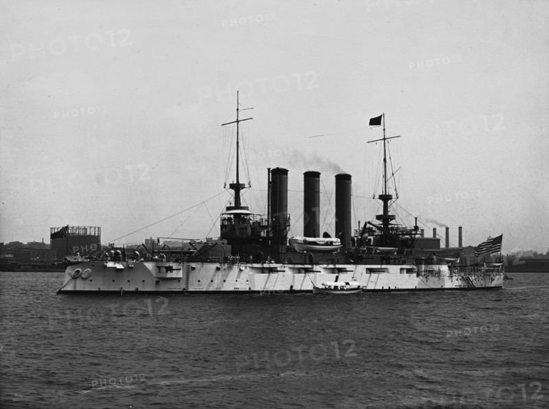 U.S.S. Maine, broadside, c1905. Creator: Unknown.