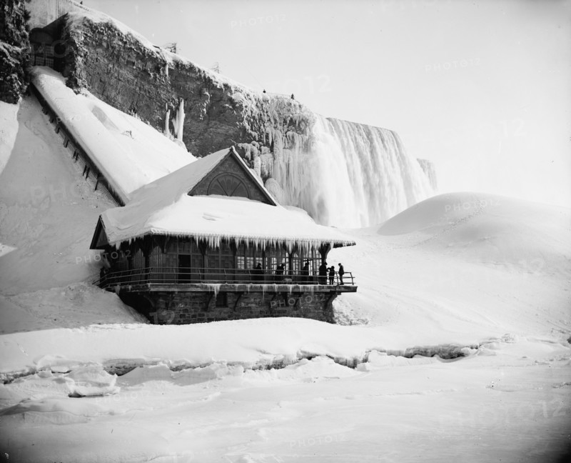 Station at foot of incline, American Falls, NiagaraFalls, between 1880 and 1901. Creator: Unknown.