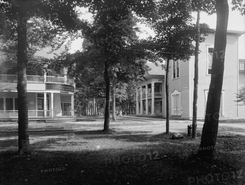Street scene, Chatauqua [sic], between 1880 and 1899. Creator: Unknown.