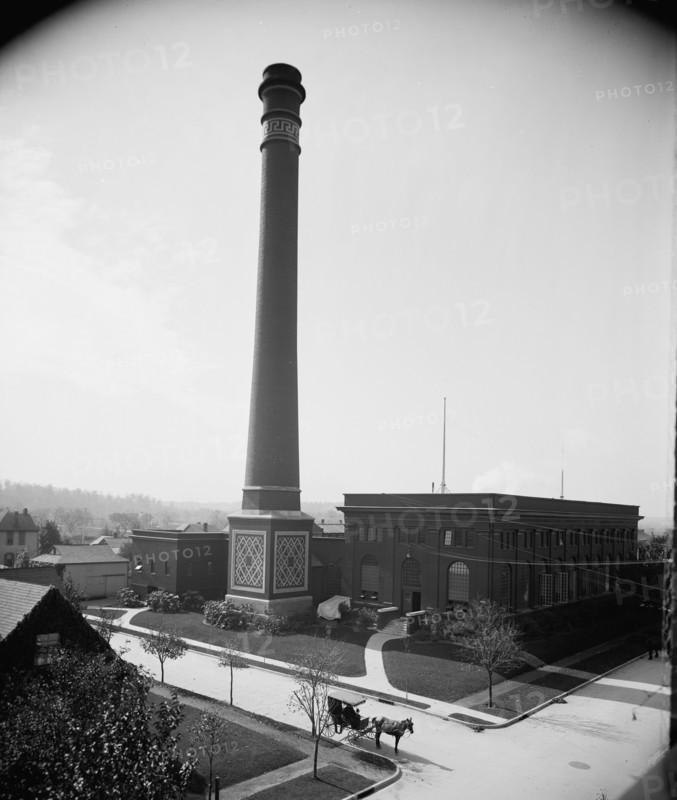 Power house, National Cash Register [Company], Dayton, Ohio, (1902?). Creator: William H. Jackson.
