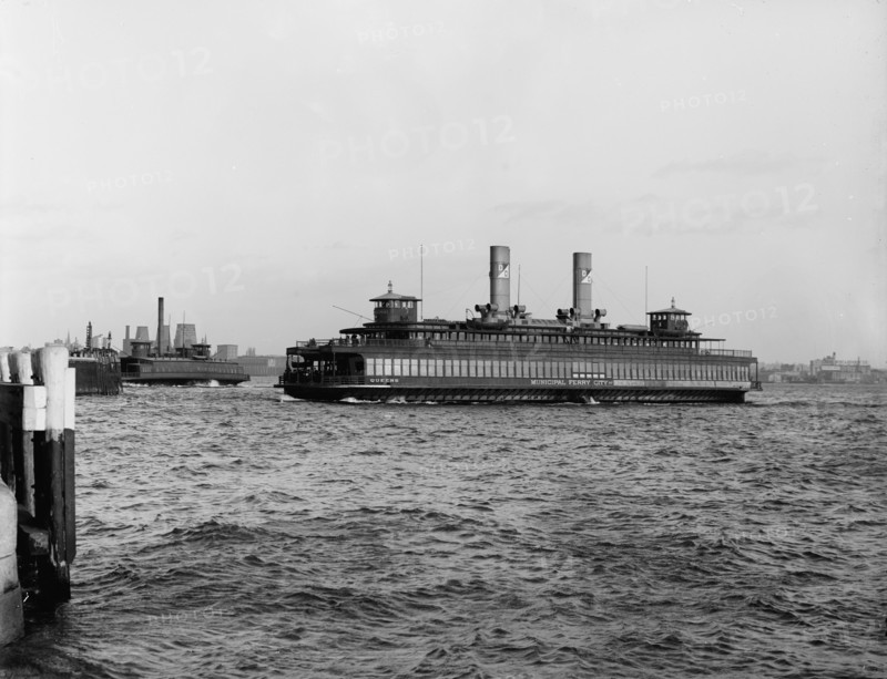 Municipal ferry, City of New York, (1908?). Creator: Unknown.
