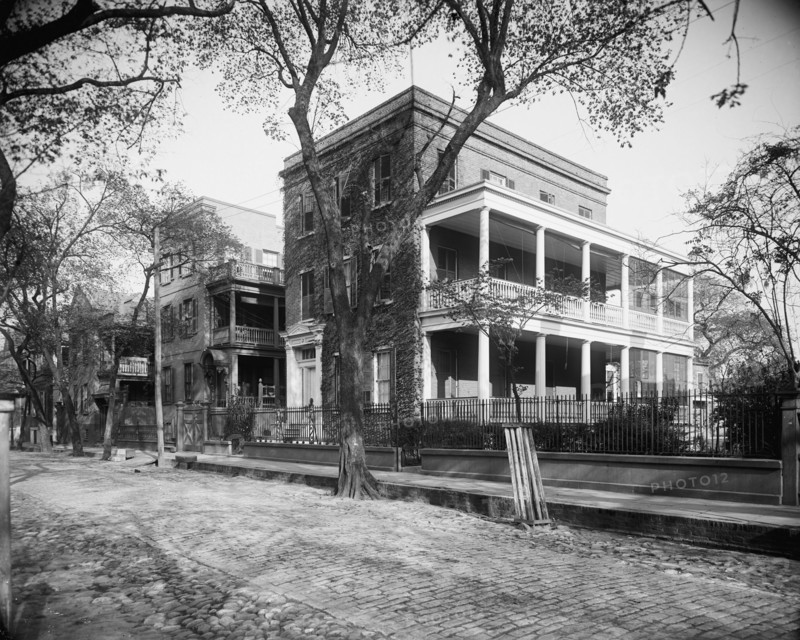 Residences on Hasell St., Charleston, S.C., 1902. Creator: Unknown.