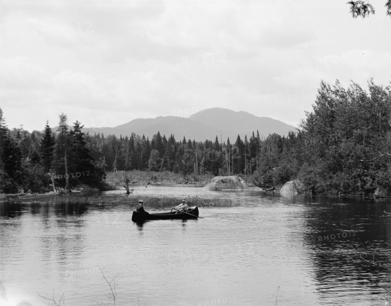 Ampersand Mountain from Cold Brook, Adirondack Mtns., N.Y., between 1900 and 1910. Creator: Unknown.