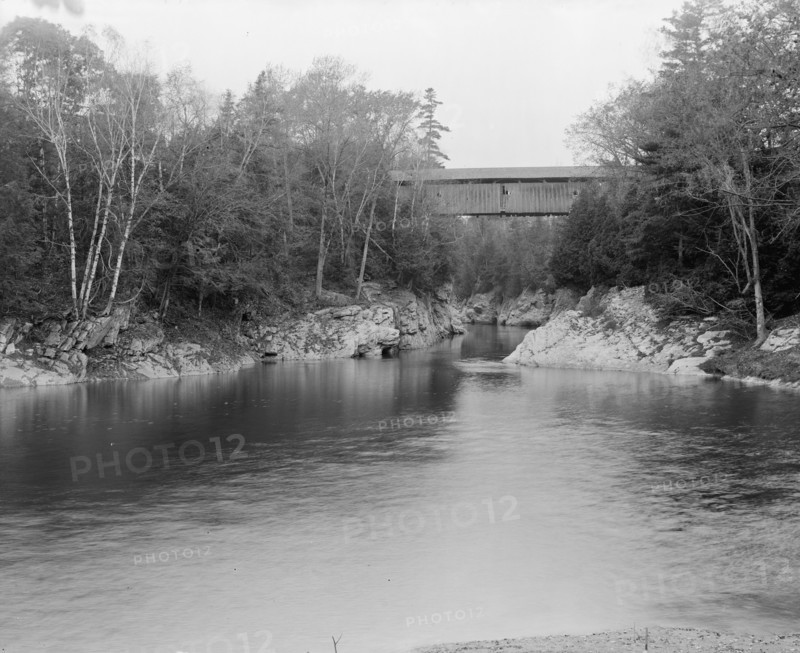 Winooski Gorge High Bridge, Burlington, Vt., between 1900 and 1910. Creator: Unknown.