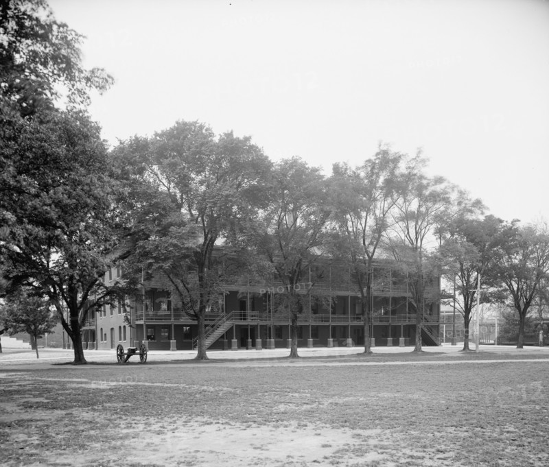 New Barracks, Fort Monroe, Va., between 1900 and 1910. Creator: Unknown.