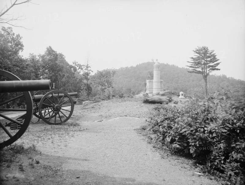 Round Top from Haslett's battery, Gettysburg, Pa., between 1900 and 1910. Creator: Unknown.