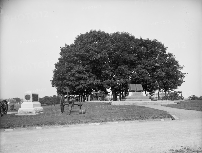 High water mark, Gettysburg, Pa., between 1900 and 1910. Creator: Unknown.
