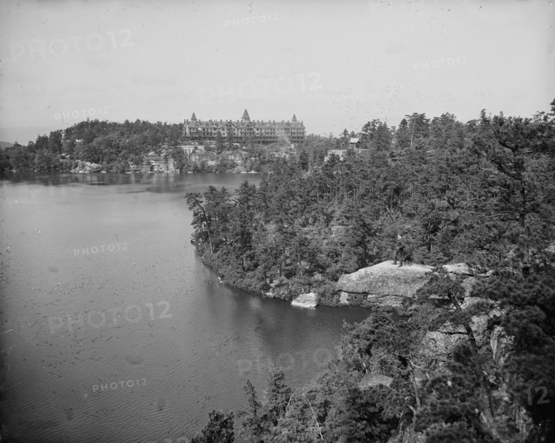 Looking north from Cliff House, Lake Minnewaska, N.Y., between 1900 and 1905. Creator: Unknown.