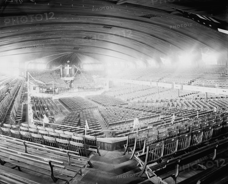 Interior of auditorium, Ocean Grove, N.J., between 1900 and 1910. Creator: Unknown.