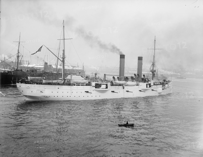U.S.S. Chicago remodeled, between 1895 and 1901. Creator: Unknown.