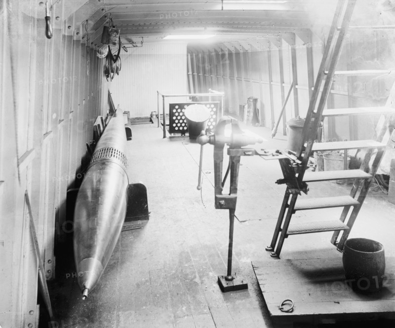 Destroyer between decks, between 1882 and 1901. Creator: Unknown.