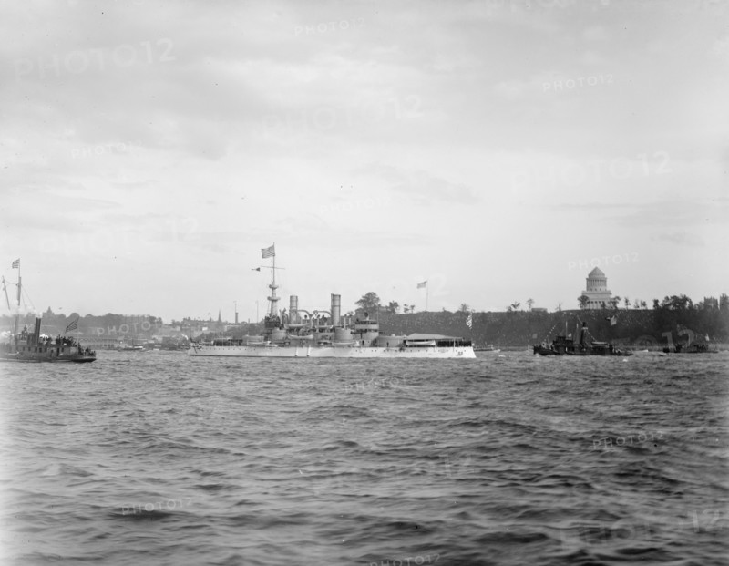 U.S.S. Indiana, Dewey Naval Parade, 1899. Creator: Unknown.