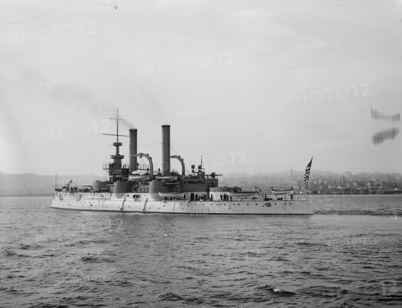 U.S.S. Iowa, between 1897 and 1901. Creator: Unknown.