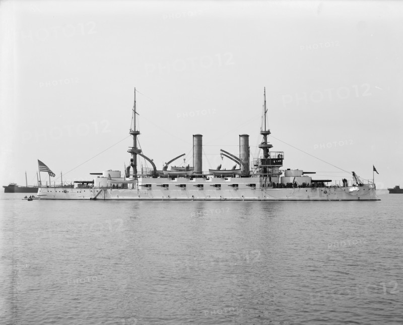 U.S.S. Kearsarge, 1900 Apr 8. Creator: Unknown.