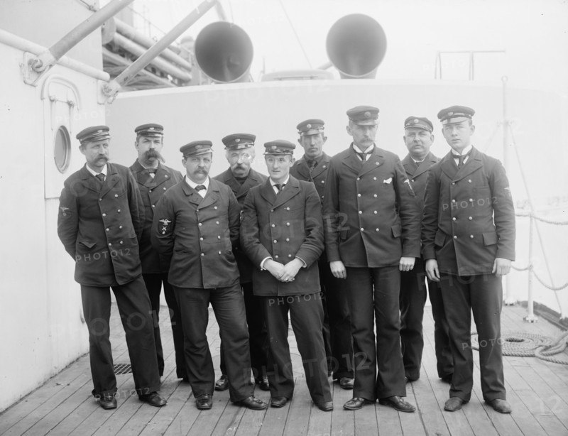 U.S.S. Maine, chief petty officers, 1896. Creator: Unknown.