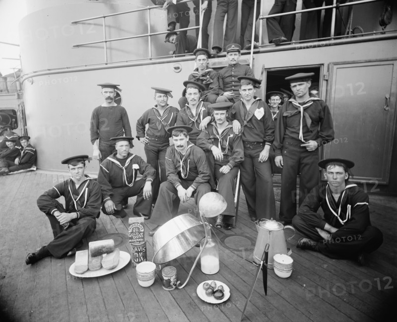 U.S.S. Oregon, berth deck cooks, between 1896 and 1901. Creator: Unknown.