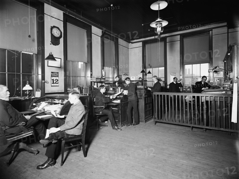 General office, Leland & Faulconer Manufacturing Co., Detroit, Mich., 1903 Nov. Creator: Unknown.