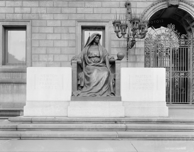 Science, Bela L. Pratt, Boston Public Library, c.between 1910 and 1920. Creator: Unknown.