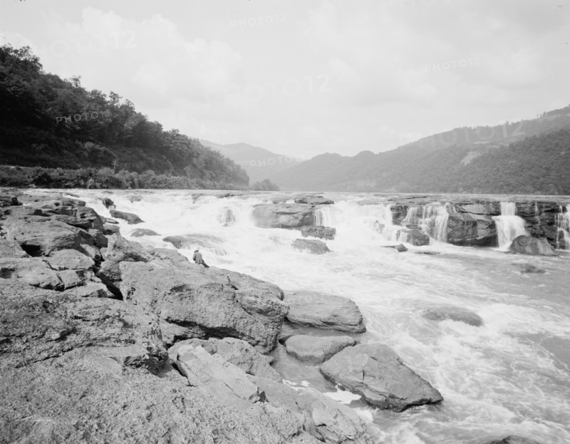 Sandstone Falls, New River, W. Va., c.between 1910 and 1920. Creator: Unknown.