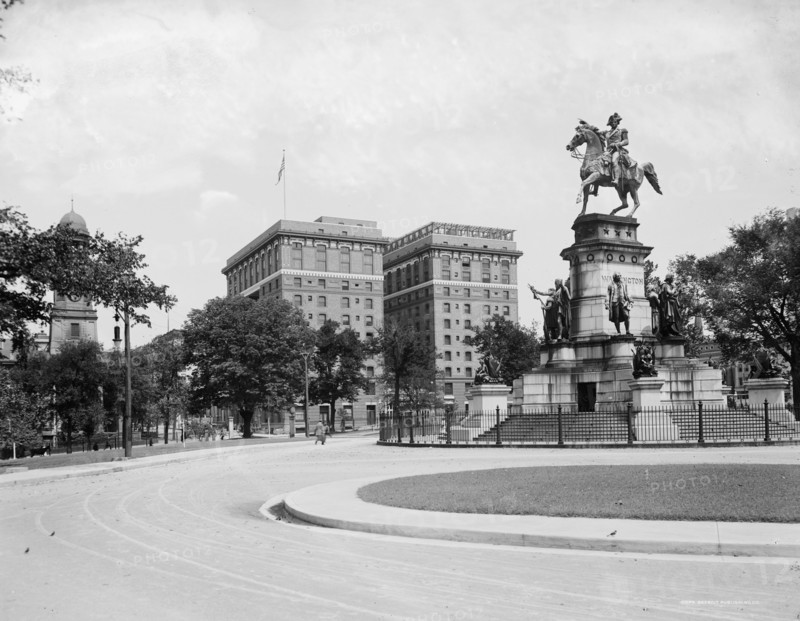 Hotel Richmond from the Capitol, Richmond, Va., c.between 1910 and 1920. Creator: Unknown.