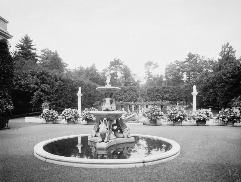 The Fountain, Bellefontaine, home of Giraud Foster, Lenox, Mass., c.between 1910 and 1920. Creator: Unknown.
