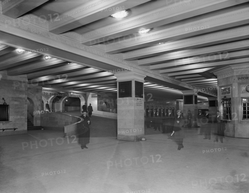 Suburban concourse with ramp, Grand Central Terminal, N.Y. Central Lines, New York, c1910-1920. Creator: Unknown.