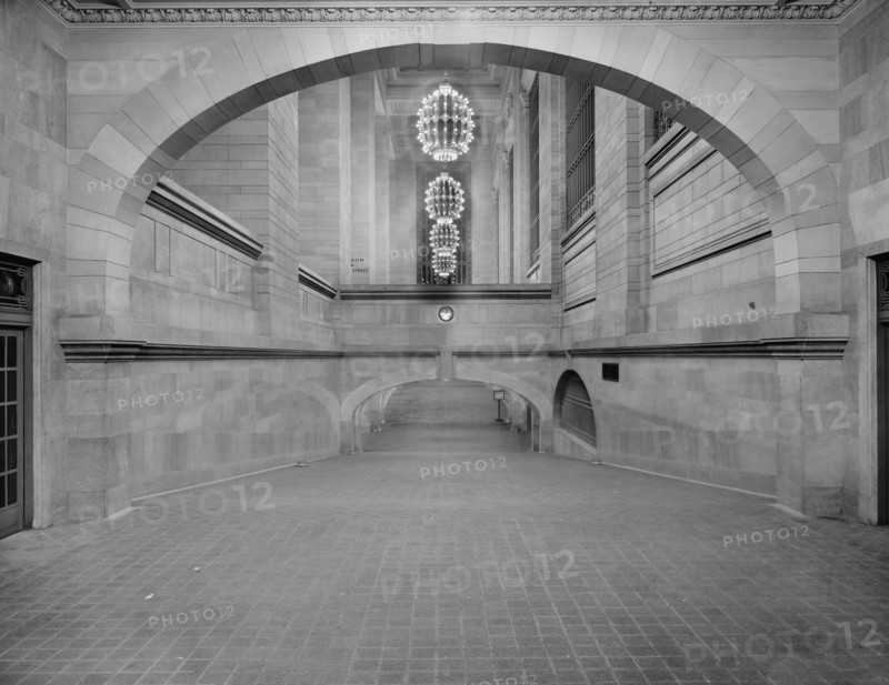 Incline from subway to suburban concourse, Grand Central Terminal, N.Y. Central Lines, c1910-1920. Creator: Unknown.