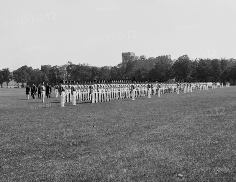 Full dress parade inspection, West Point, N.Y., c.between 1910 and 1920. Creator: Unknown.