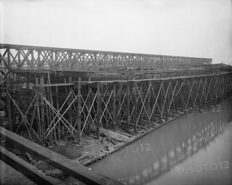 City of Cleveland, Steamer #168 on the ways, 1907. Creator: Unknown.