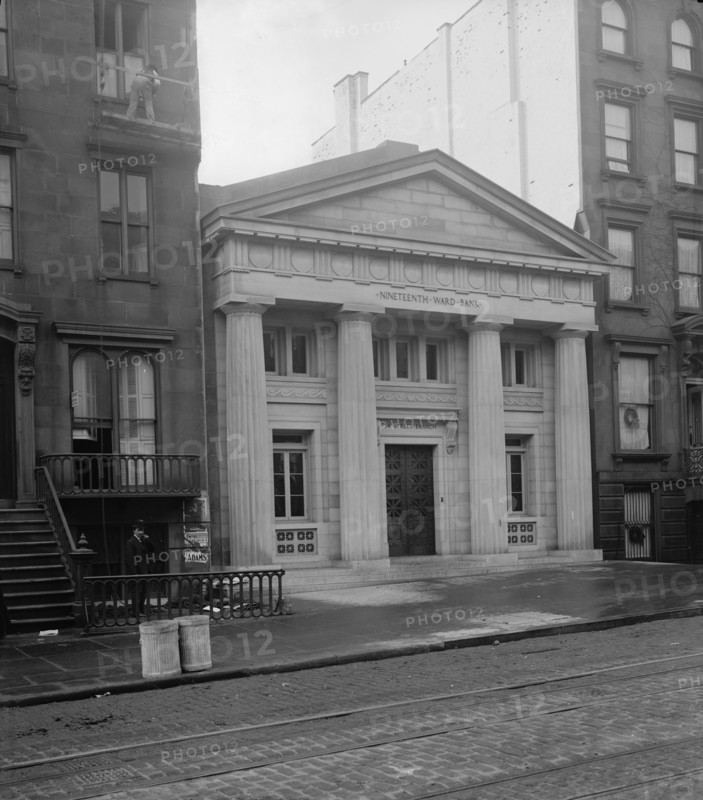 19th Ward Bank, Thirty-fourth Street Branch, exterior, New York, N.Y., between 1905 and 1915. Creator: Unknown.