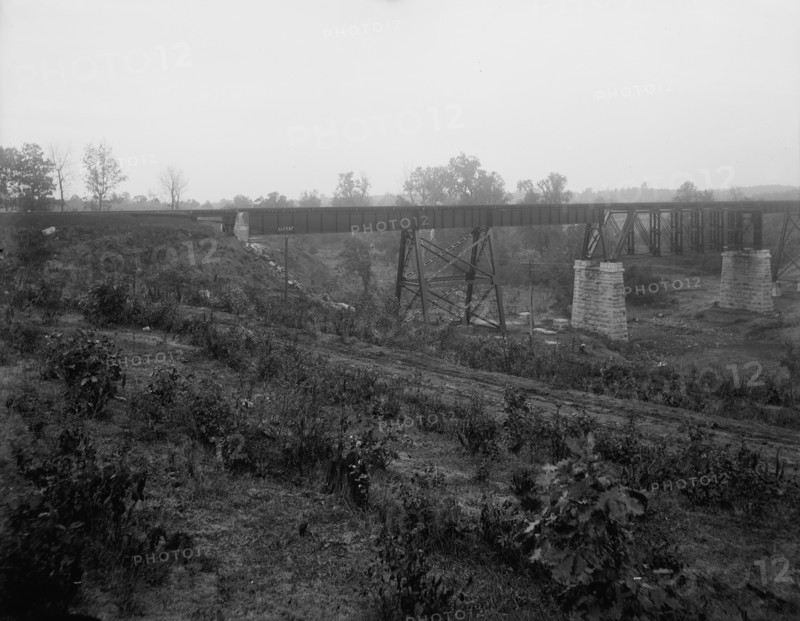 Bridge at Moniteau [County], Mo., 1901 Oct 9. Creator: Unknown.