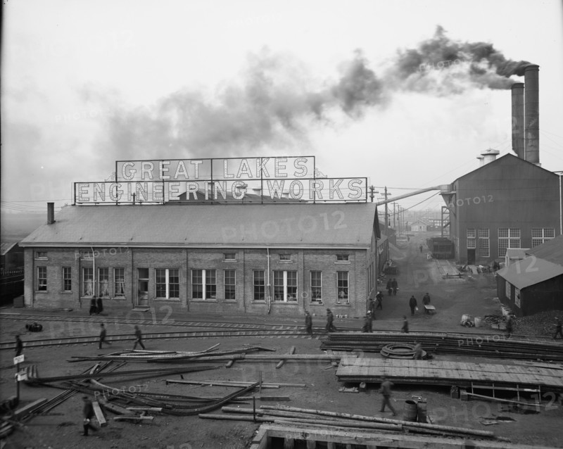 Great Lakes Engineering Works, Ecorse, Mich., (1906?). Creator: Unknown.