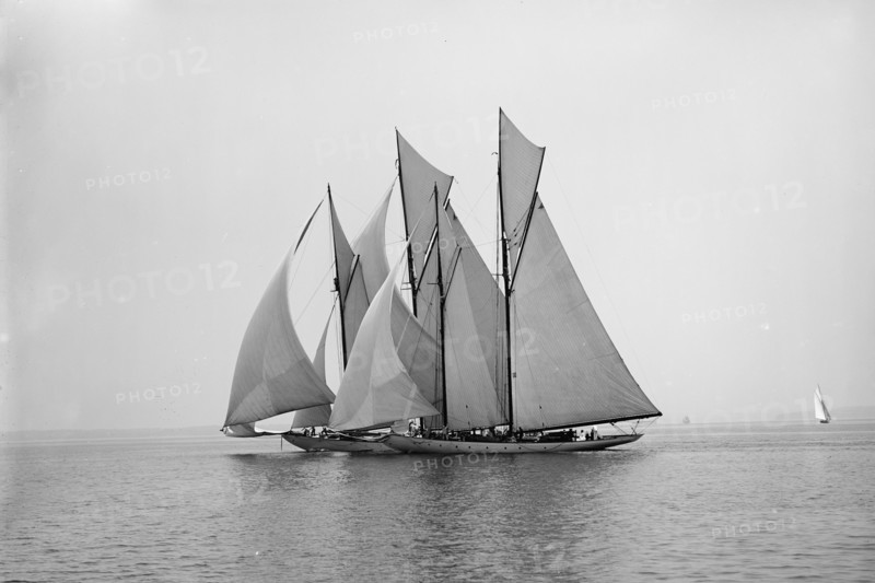 Emerald and Amorita, 1897 June 19. Creator: John S Johnston.