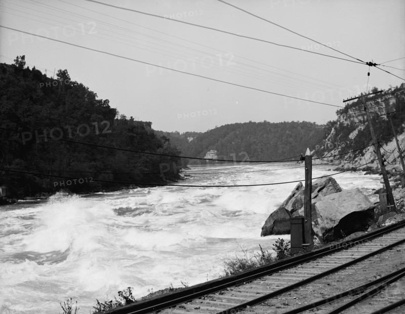 The Rapids, along the [Great] Gorge route [Niagara Gorge Railroad], Niagara Falls, c1900-1910. Creator: Unknown.