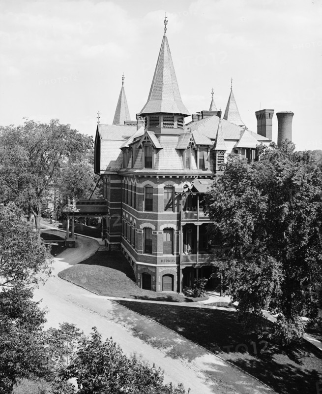 Medical building, New England Hospital for Women & Children, Dimock Street, Boston..., c1900-1910. Creator: Unknown.
