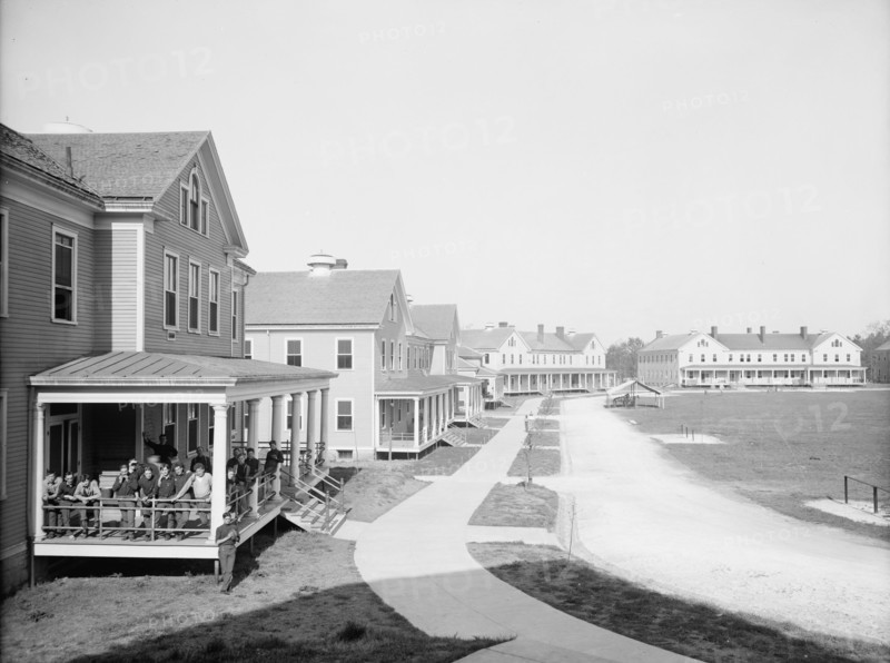 The Barracks, Fort Oglethorpe, Chicamauga [i.e. Chickamauga-Chattanooga National..., c1900-1910. Creator: Unknown.