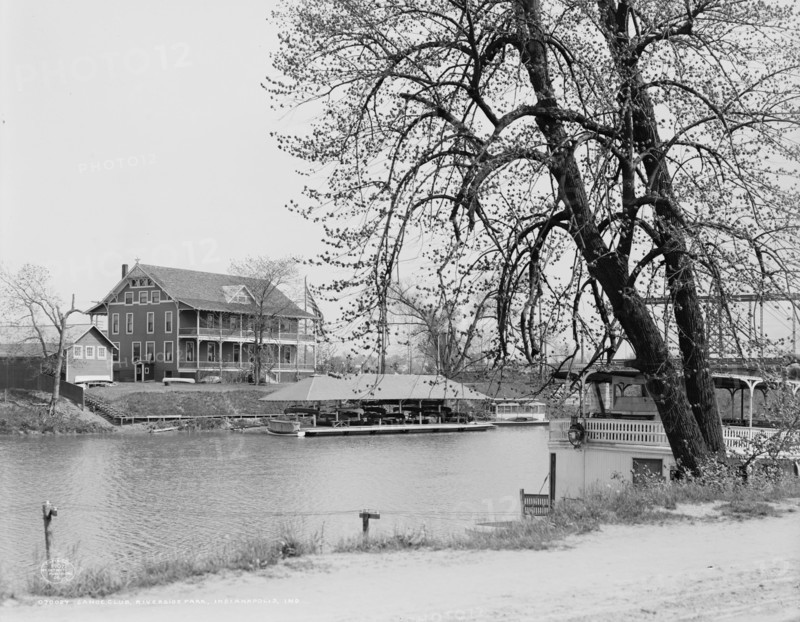 Canoe club, Riverside Park, Indianapolis, Ind., c1907. Creator: Unknown.