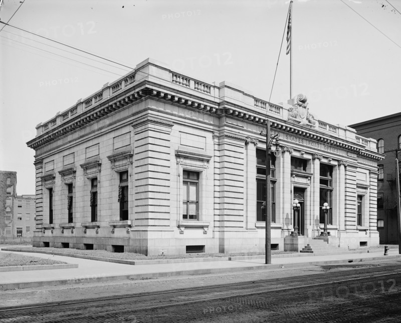Post office, Holyoke, Mass., c1908. Creator: Unknown.