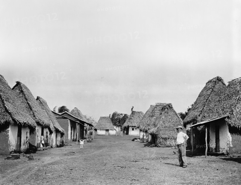 Chorrera, Panama, street scene, c.between 1910 and 1920. Creator: Unknown.