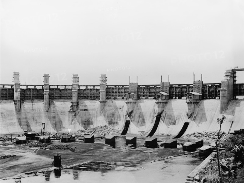Gatun Lake spillway, Panama Canal, c.between 1910 and 1914. Creator: Unknown.