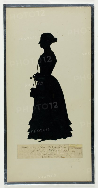 Miss Cecilia Clifton, December 18, 1840. Creator: Auguste Amant Constant Fidele Edouart.