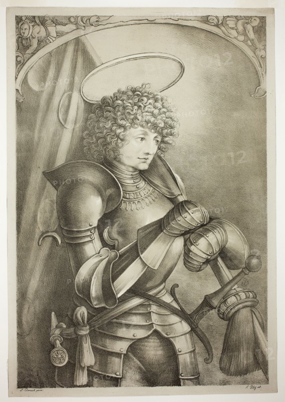 Saint George in Armor, n.d. Creator: Ferdinand Piloty.