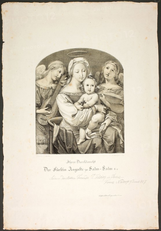 Madonna with the Christ Child, 1826. Creators: Franz Johann Heinrich Nadorp, Virgin Mary.