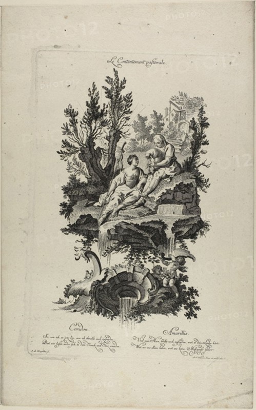 Pastoral Contentment, n.d. Creator: Johann Lorenz Rugendas I.