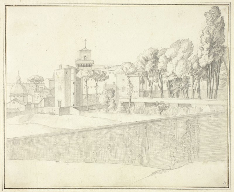 San Pietro in Vincoli, Rome, n.d. Creator: Johann Martin von Rohden.