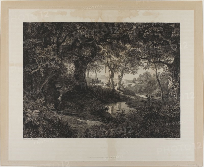 The Large Italian Landscape, 1841. Creator: Johann Wilhelm Schirmer.