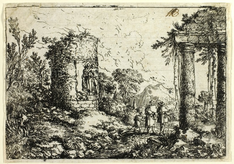 Italian Landscape with Ruins, n.d. Creator: Jonas Umbach.