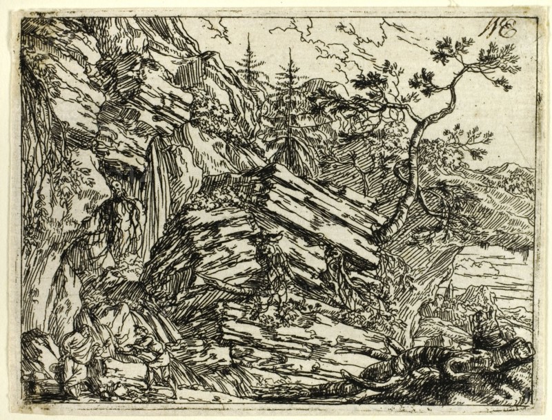 Italian Landscape with Ruins, n.d. Creator: Jonas Umbach.