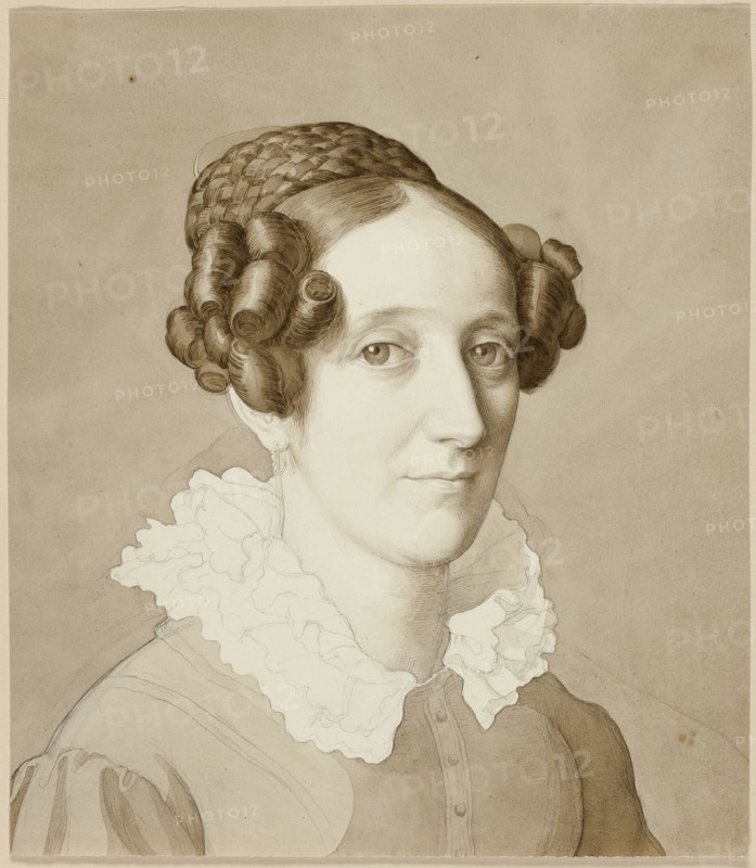 Portrait of a Woman, 1821. Creator: Julius Schnorr von Carolsfeld.